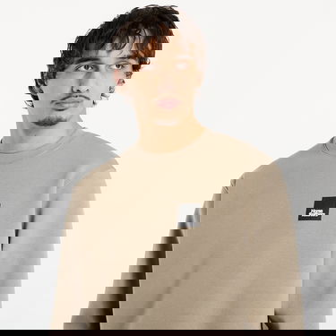 Суитчър Horsefeathers Dunk Crewneck Sweatshirt with Patch Logo Бежово | SM1225U, 3