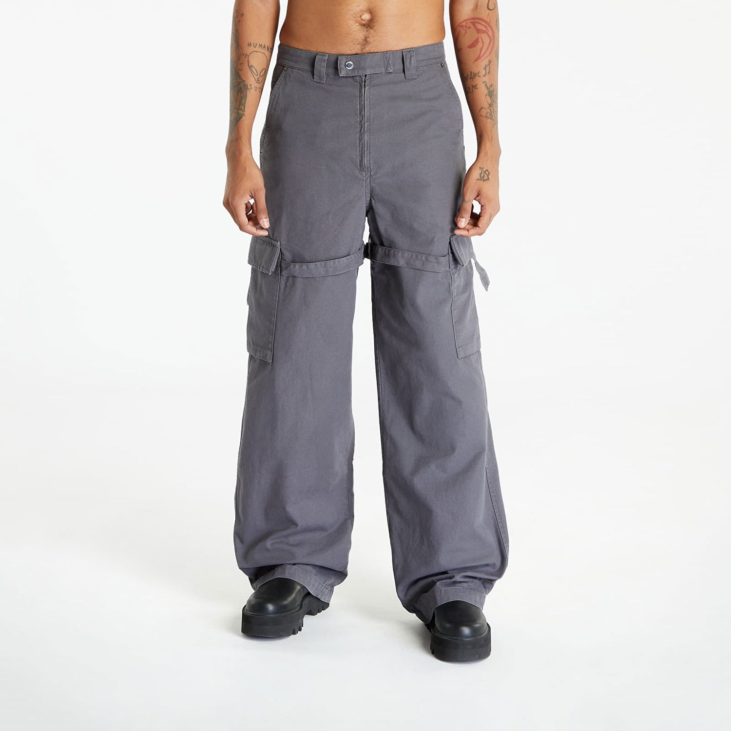 Карго панталони Ambush Relaxed Fit Cargo Pants Сиво | BMCF009F23FAB0010700, 0
