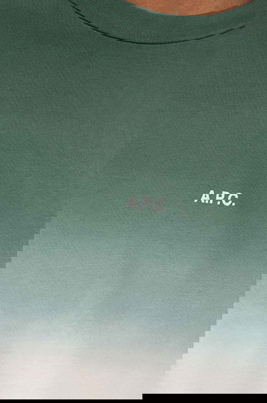 Тениска A.P.C. Multicolor Morgane Зелено | COFAY-F26160, 3