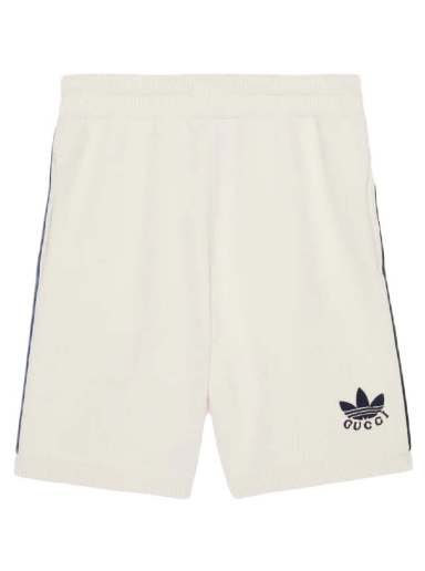 Къси панталони Gucci adidas x Elastic Viscose Shorts Бяло | 700480 XKCIF 9791