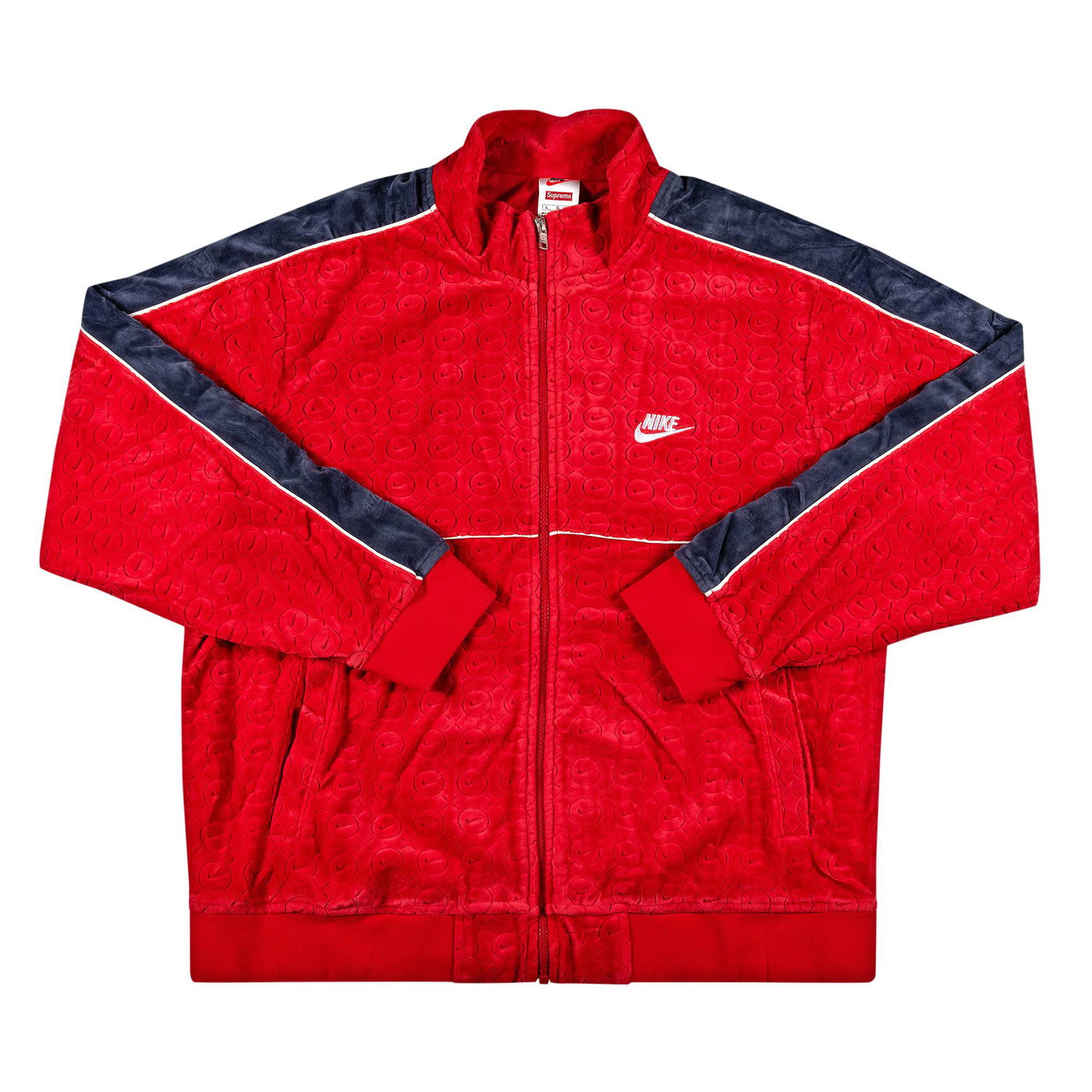 Яке Supreme Nike x Velour Track Jacket Червено | SS21J9 RED, 1