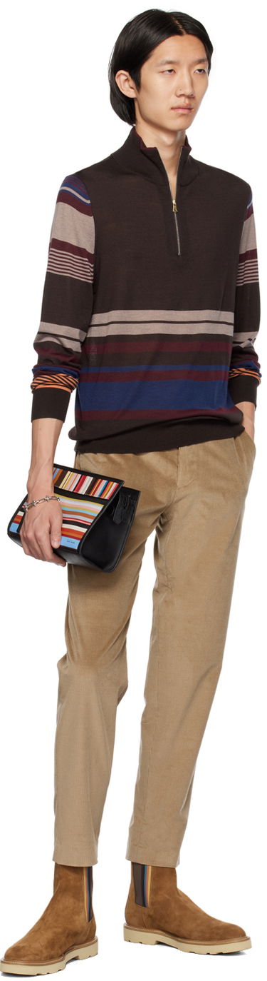 Панталони Paul Smith Paul Smith Four-Pocket Corduroy Trousers Бежово | M1R-239X-L02065, 3