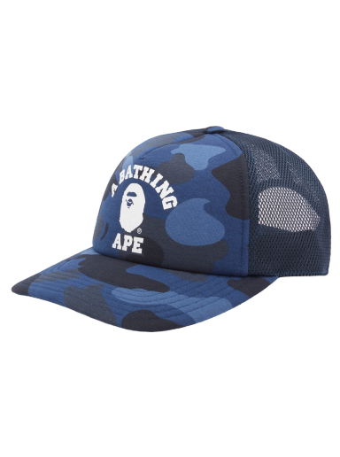 Шапка с козирка BAPE Colour Camo College Mesh Cap Тъмно синьо | 001CPJ301011M-NVY