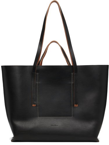 Голяма пазарска чанта Rick Owens Rick Owens Concordians Shopper Tote Черно | RA02E0762 LGET, 0