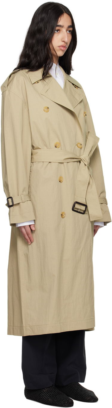 Тренчкот TOTEME TOTEME Crisp Summer Trench Coat Бежово | 252-WRO0197-FB0410, 1