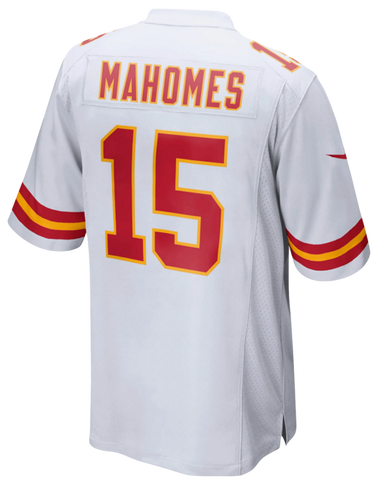 Фланелка Nike NFL Road Game Kansas City Chiefs Patrick Mahomes 15 Jersey Бяло | 67NM-KCGR-7GF-2PA, 3