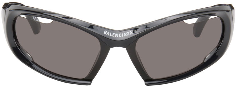 Слънчеви очила Balenciaga Dynamo Rectangle Sunglasses Черно | BB0318S