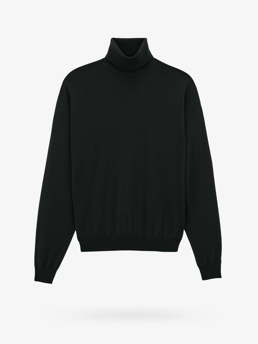 Пуловер Saint Laurent Turtleneck Sweater Черно | 755010Y76GM1000