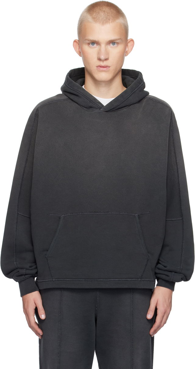 Stepped Hem Hoodie