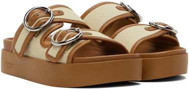 Аксесоари rag & bone Rag & Bone Geo Buckle Platform Slides Кафяво | WFF24PF034CV34, 3