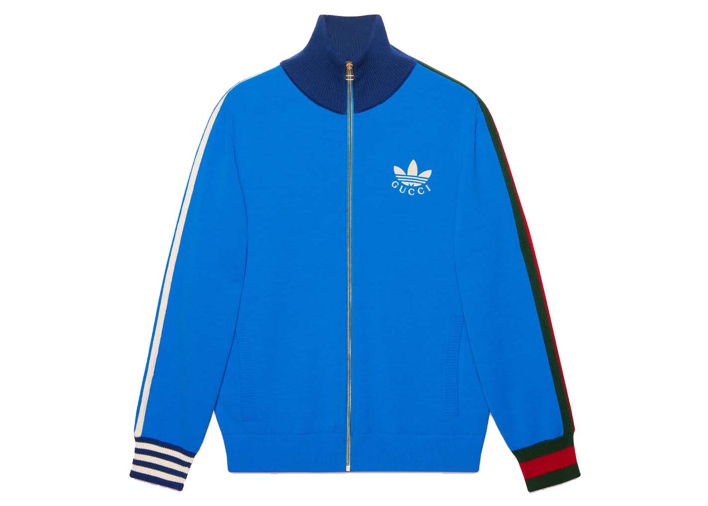Яке Gucci adidas x Viscose Zip-Up Jacket Blue Синьо | ‎700476 XKCIF 4447, 0