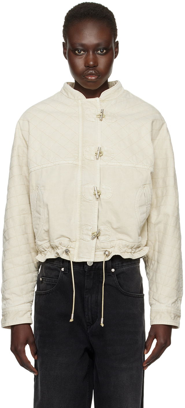 Яке ISABEL MARANT Celiany Denim Jacket Бежово | VE0370FB-B3H02I, 0