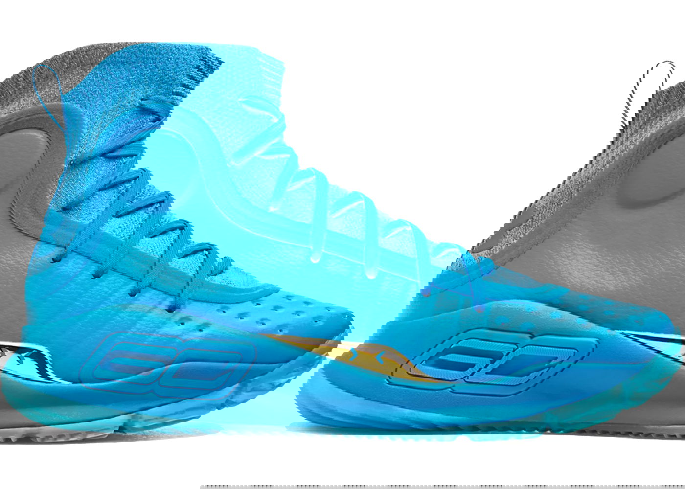 Кецове и обувки Under Armour Curry 4 Retro Flooded Тюркоазено | 1298306-404, 0