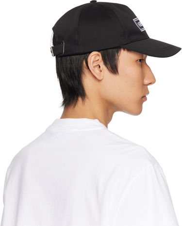 Шапка с козирка Versace Versace Embroidered Drill Cap Черно | 1010746_1A11316, 2