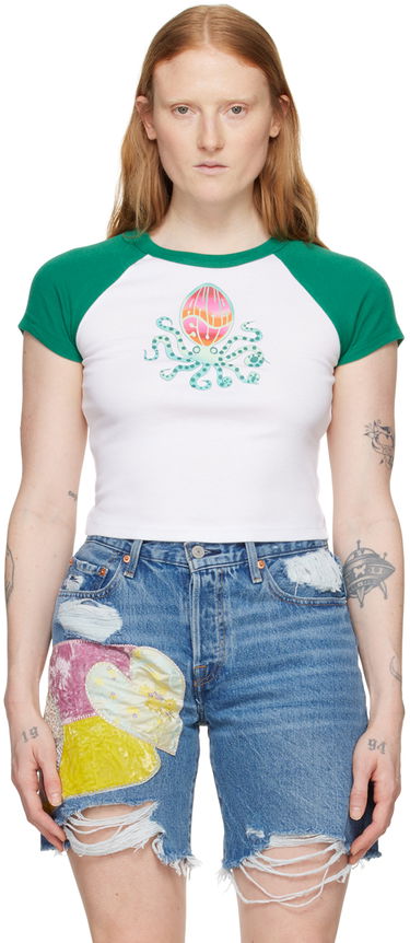 Тениска Anna Sui Octopus Graphic T-Shirt Бяло | T224B1, 0