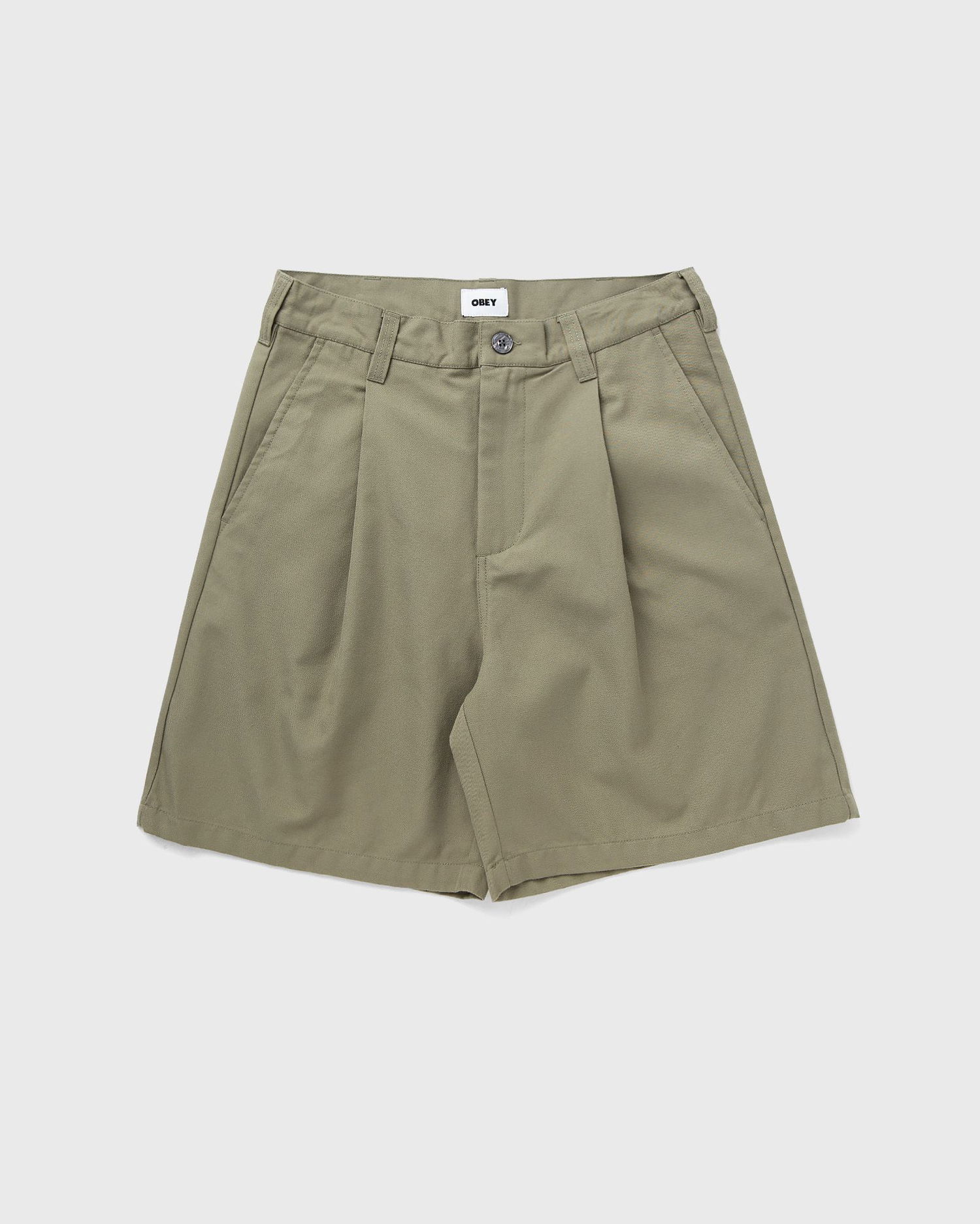 Къси панталони OBEY Oliver Pleated Shorts Зелено | 172100098-MMD, 1