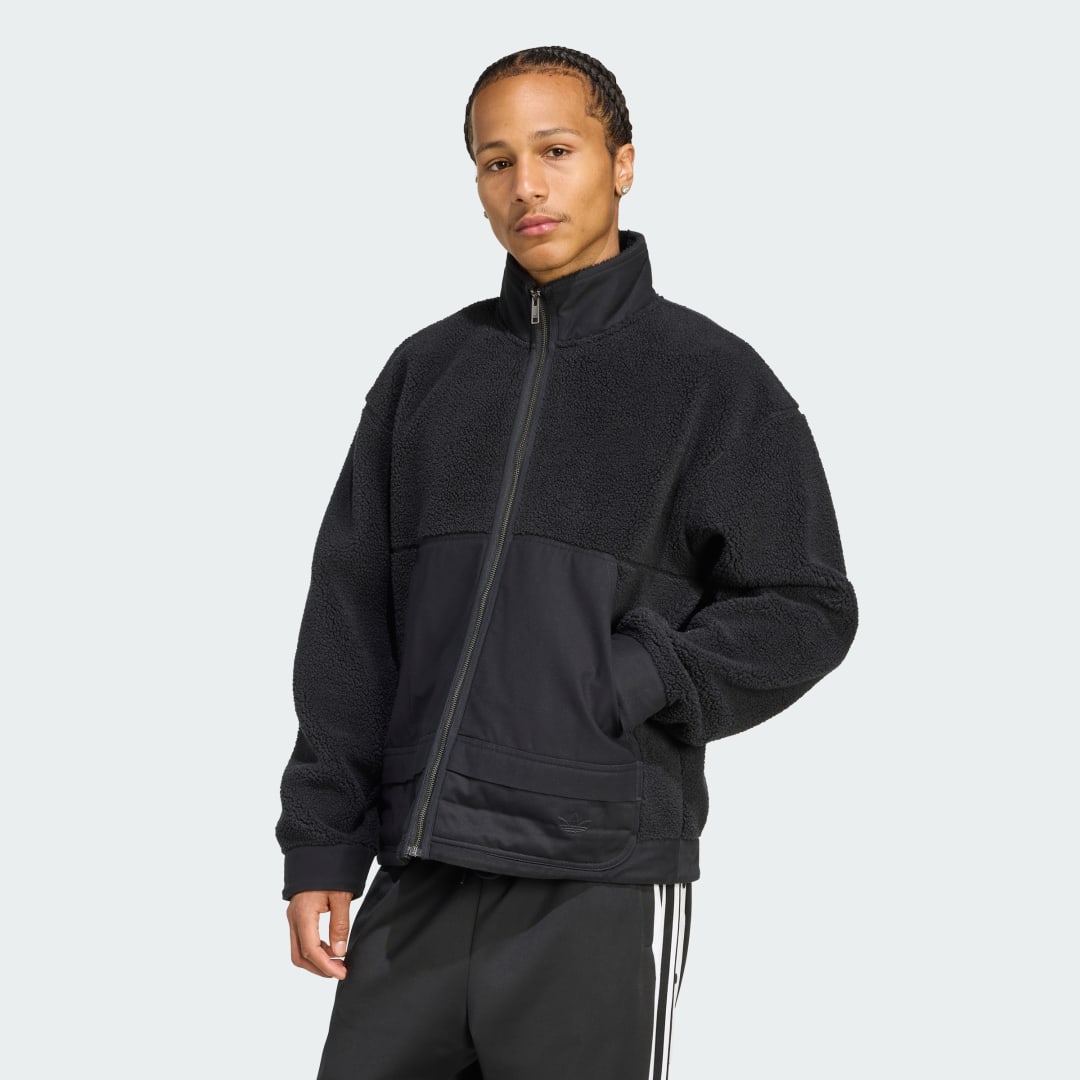 Яке adidas Performance Premium Essentials Polar Fleece Zip-Up Jacket Черно | JY2639, 0