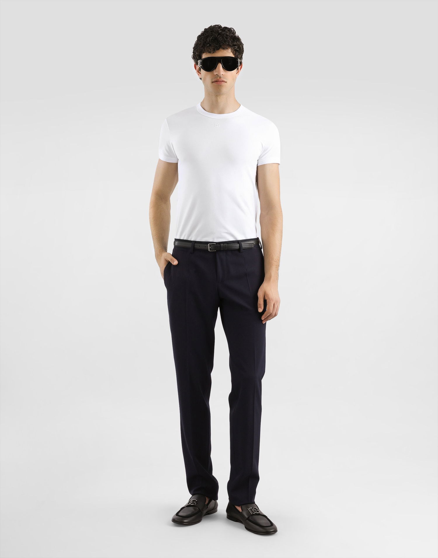 Тениска Dolce & Gabbana Dolce & Gabbana Jersey T-Shirt Бяло | G8SX0ZG7PIYW0800, 1