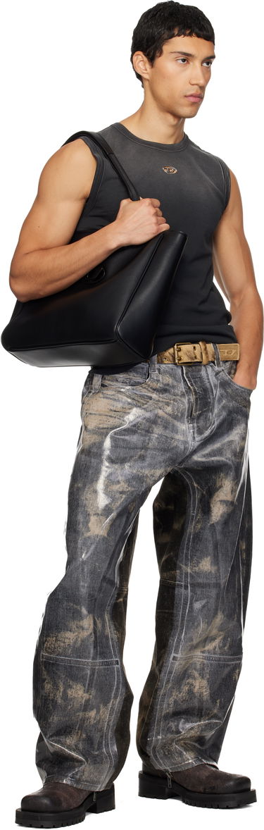 Колани Diesel B-Flag-D Calf Hair Embossed Belt Многоцветен | X10597-P7968-H0478, 1