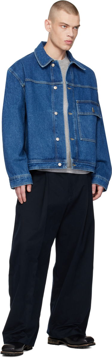 Яке Studio Nicholson Studio Nicholson Petar Denim Jacket Синьо | PETAR SNM-1079, 3