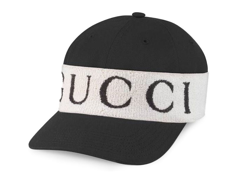 Шапка с козирка Gucci Logo Band Baseball Cap Черно | 492545 4HC56 1077, 0