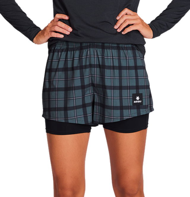 Saysky Checker Pace 2-in-1 3" Shorts