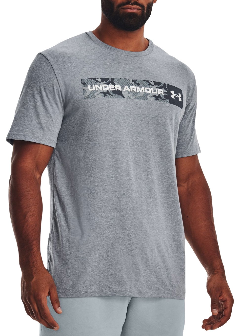 Тениска Under Armour Camo Chest Stripe Men's T-Shirt Сиво | 1376830-035, 0