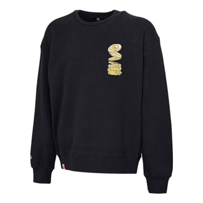 Пуловер Converse Graphic Crew Sweatshirt Черно | 10025505-A03