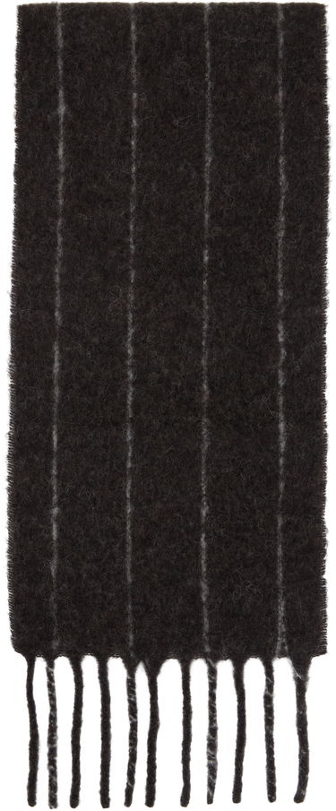 Шал OUR LEGACY Our Legacy Estate Striped Scarf Кафяво | A4258EBR, 1