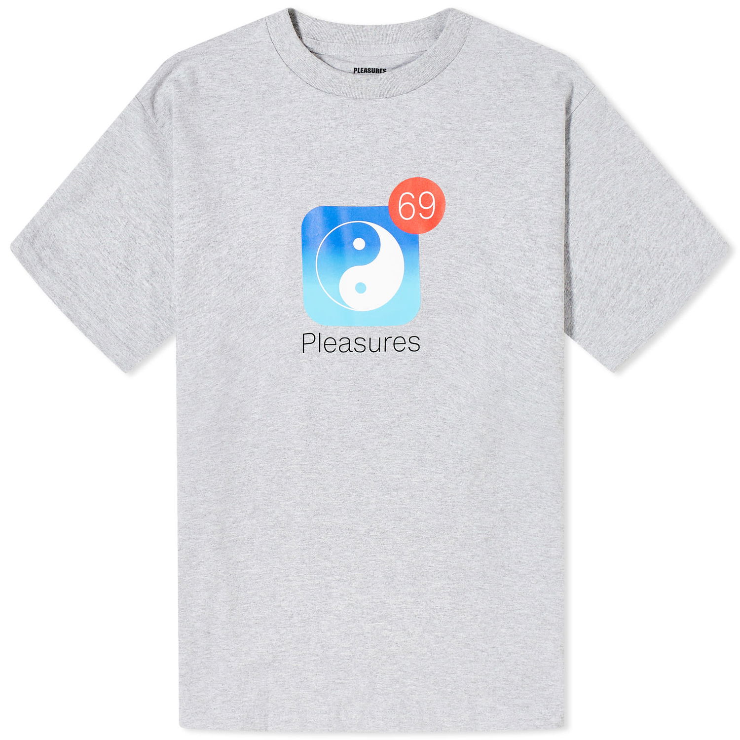 Тениска Pleasures Notify T-Shirt Сиво | P24SP052-GREY, 0