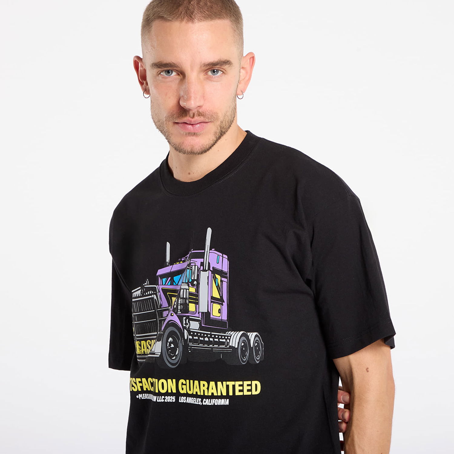 Тениска Pleasures PLEASURES Big Load T-Shirt Черно | P25F067-BLACK, 1