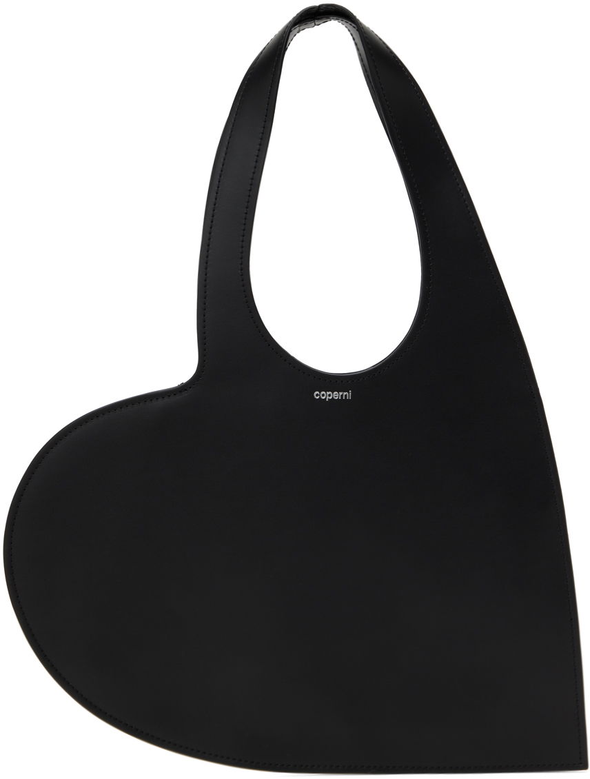 Дамска чанта Coperni Mini Heart Tote Bag Черно | COPBA14BIS405, 0