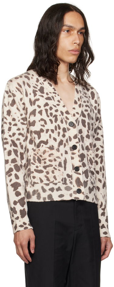 Пуловер We11done We11done Y-Neck Cardigan Бежово | WD-KC3-23-622-U-IV, 1