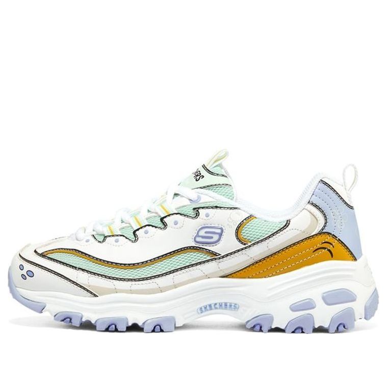 Кецове и обувки Skechers D'Lites 1.0 x SpongeBob Бяло | 896100-WBL