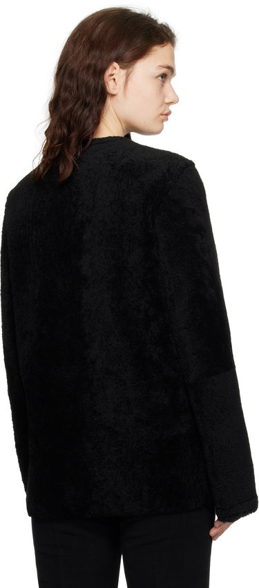 Яке TOTEME TOTEME Zipped Teddy Shearling Jacket Черно | 251-WRO0184-LE0048, 2