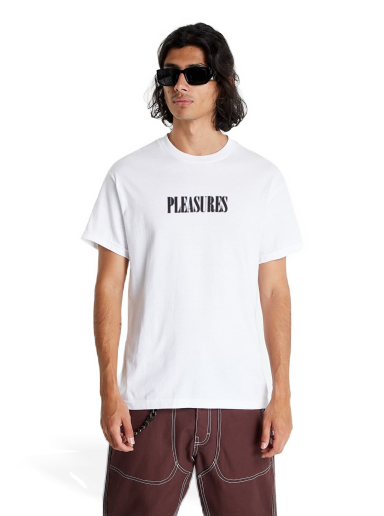 Тениска Pleasures Blurry T-Shirt Бяло | P22F050 WHITE