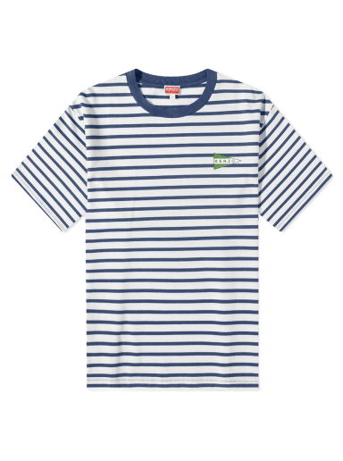 Тениска KENZO PARIS Nautical Striped Oversize Tee Тъмно синьо | FD55TS4364SL-77