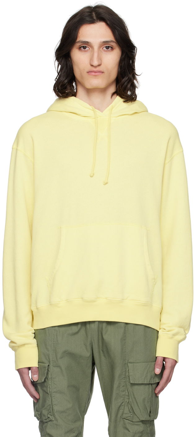 Суитчър John Elliott Vintage Fleece Hoodie Жълто | B273D53112A, 0