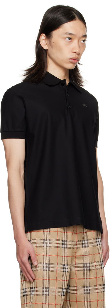 Поло тениска Burberry Burberry EKD Cotton Polo Черно | 8116183, 1