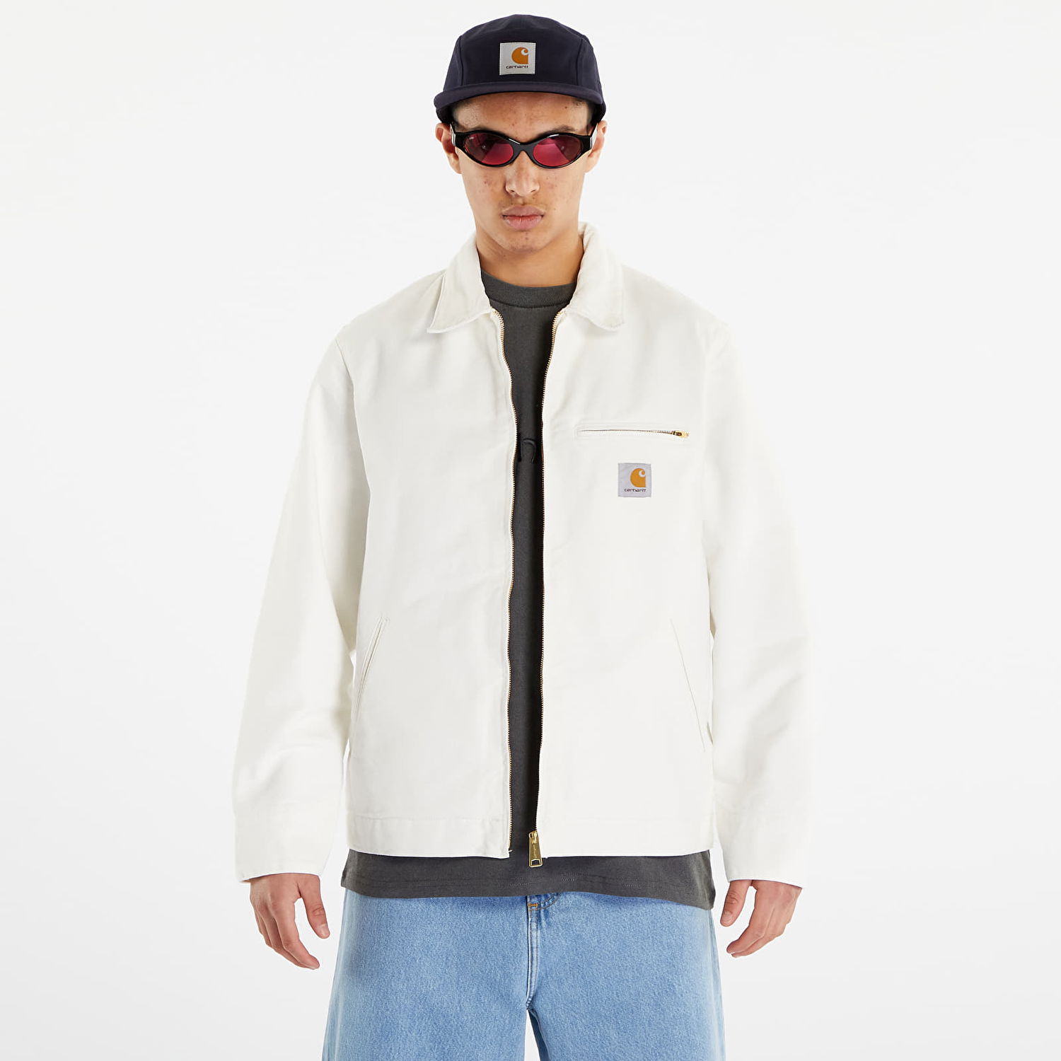 Яке Carhartt WIP Detroit Jacket Бяло | I031947.0DJ06, 0