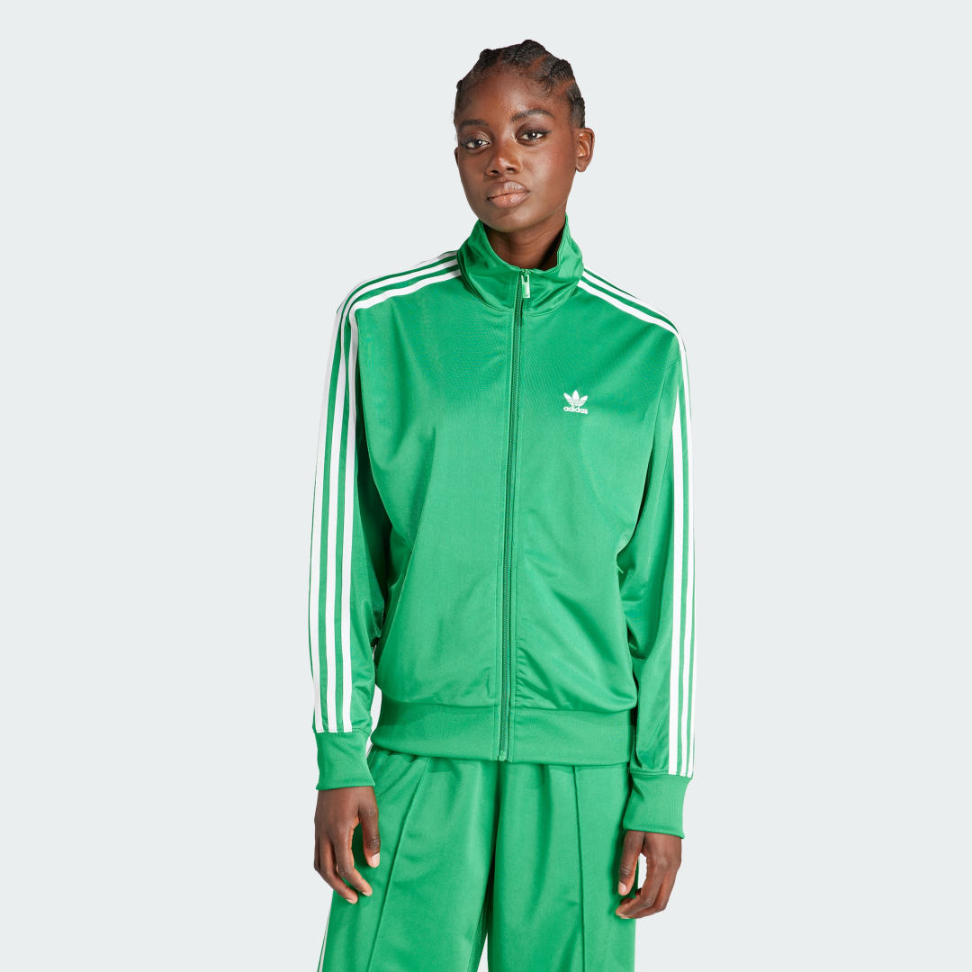 Яке adidas Originals Adicolor Classics Loose Firebird Track Top Зелено | IP0604, 1