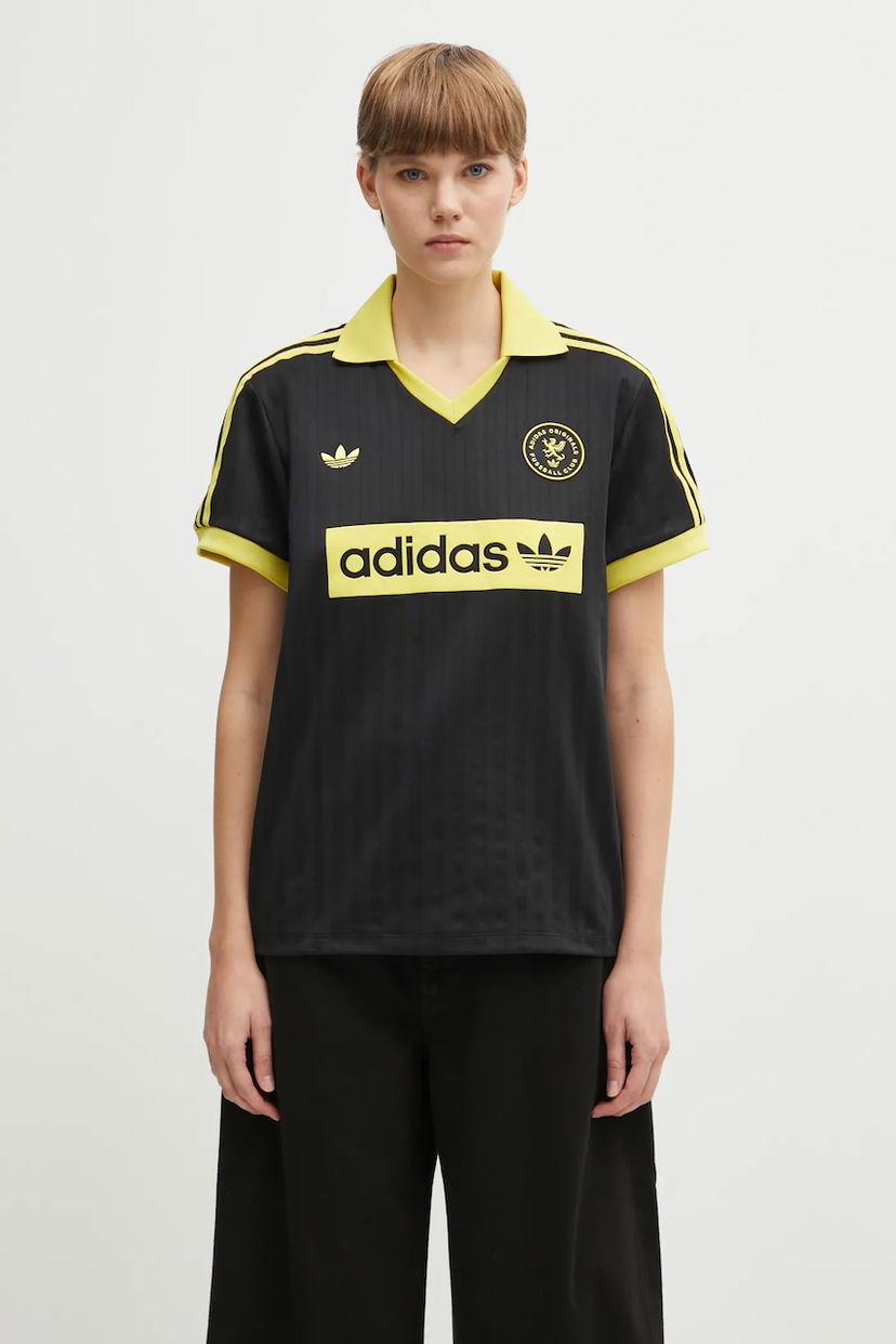 Фланелка adidas Originals Originals Football Club Tee Черно | JW2562