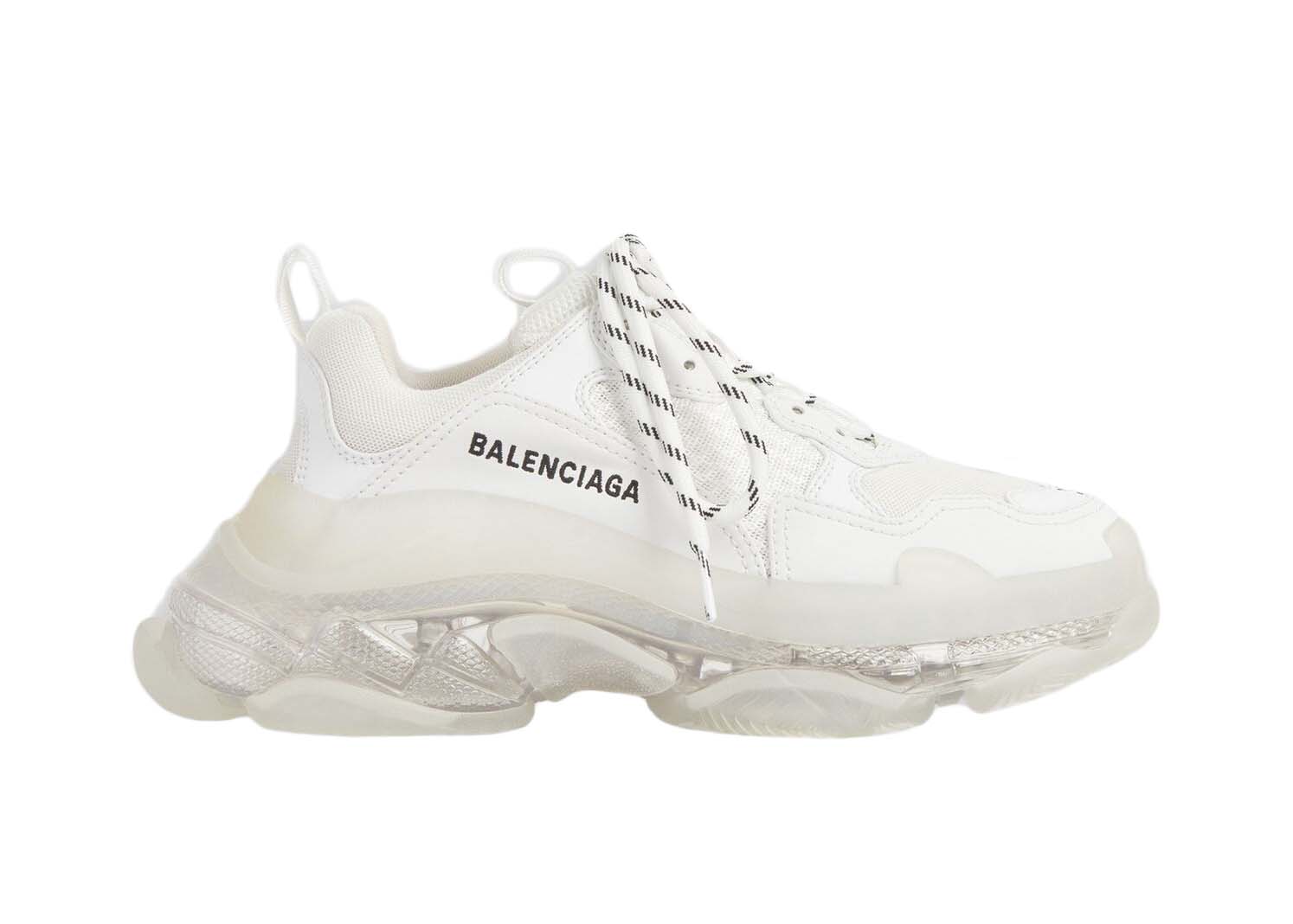 Кецове и обувки Balenciaga Triple S Clear Sole White W Бяло | 544351W2FB19000, 0