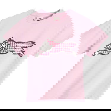 Тениска BBC IceCream ICECREAM Houndstooth Running Dog Baby T-Shirt, Size Large Розово | ICWW25316-PNK, 1