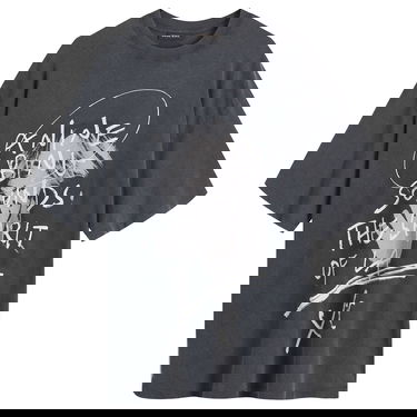 Тениска Anine Bing Kent Washed Black Graphic T-Shirt Сиво | A-08-10748-WBL1, 1