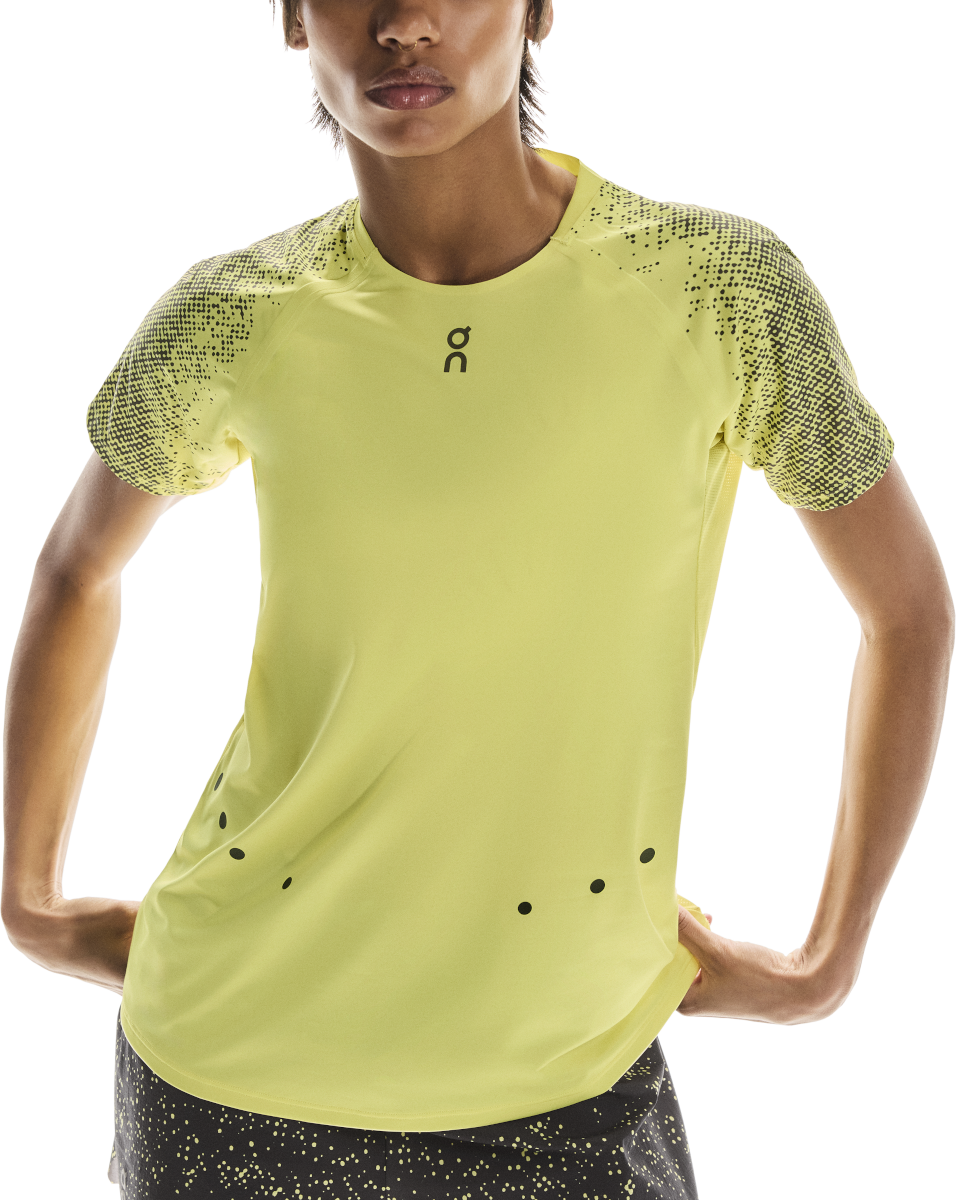 Тениска On Running Ultra-T Short Sleeve Running T-Shirt with Dotted Pattern Жълто | 1wf30143980, 0