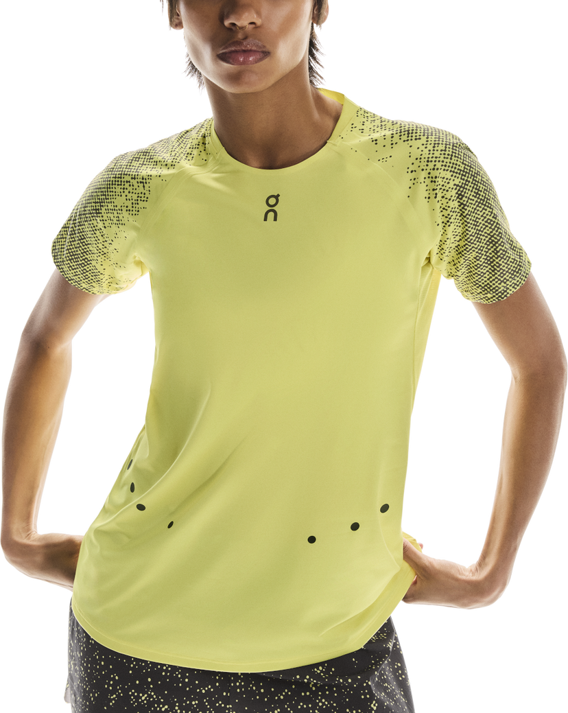 Тениска On Running Ultra-T Short Sleeve Running T-Shirt with Dotted Pattern Жълто | 1wf30143980