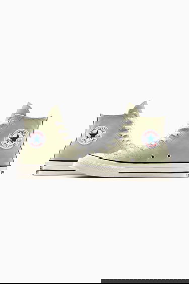 Кецове и обувки Converse Chuck 70 Leather High Top Зелено | A10549C, 3