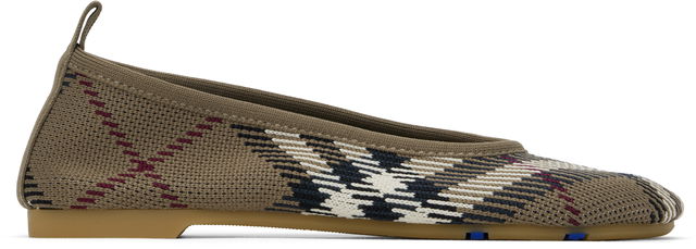 Burberry Check Ballerina Flats