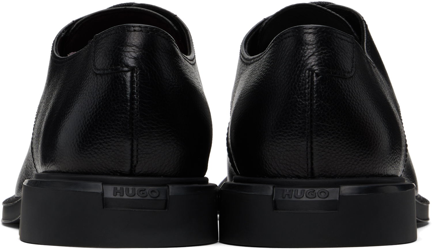 Кецове и обувки BOSS Hugo Grained Derbys Черно | 50536212, 1